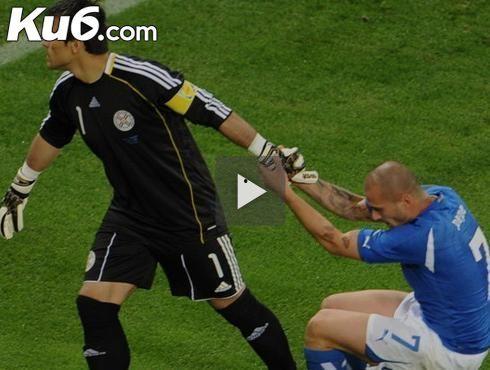 门将吃瓜事件视频在线观看,一场足球场上的意外“瓜”事